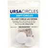 URSA Soft Cover Circles for Lavalier Microphones, 15-Pack White