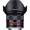 Rokinon 12mm f/2.0 CS Lens for Fujifilm X, Silver Black