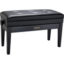 Roland RPB-D400 Duet Size Piano Bench with Vinyl Seat, Satin Black