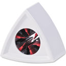 Rycote Triangle Mic Flag for Reporter Mics Ranging 19-38mm (0.74-1.49"), White