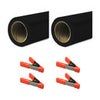 Savage Widetone Seamless Background Paper, 140" x 105' Black