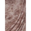 Savage Accent Series, 10x24' Dyed Crushed Muslin Background, Style; Autumn Brown, Color: Medium Brown with White Swirls Brown with White Swirls
