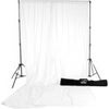 Savage Accent Series, 10x24' Washed Reversible Muslin Background, Color; Light Brown, Color: Medium Brown White
