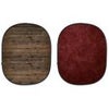 Savage 5x7' Collapsible Backdrop, Brown/Industrial Grunge Red/Rustic Planks