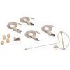 Samson SE50x Single Ear Omnidirectional Earset Microphone with 4x Adapter Cable, 2.5mm Capsule, Black Beige