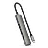 Satechi 6-In-1 USB-C Slim Multi-Port Adapter with 4K HDMI Space Gray