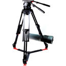 Sachtler Video 25 Plus Fluid Head w/EFP 2 CF 3-Section CF Tripod,Ground Spreader