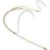 Sennheiser SL Headmic 1-4 Headworn Omnidirectional Microphone with LEMO Connector, Silver Beige