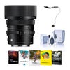 Sigma 35mm f/2 DG Contemporary Lens for Sony E, Black, Bundle with Software Kit, Cleaning Kit and Cap Keeper Black