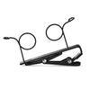 Shure Dual Tie Clip for MX183, MX184 and MX185 Lavalier Microphones Black