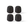 Shure Snap-Fit Foam Windscreen, Set of 4 Black