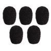 Shure Windscreens for TL/TH Twinplex Microphone, Cocoa, 5-Pack Black