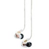 Shure SE535 Limited Edition Sound Isolating Over-the-Ear Stereo Earphones with 3.5mm Audio Cable, Red with Light Gray Clear