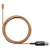Shure TwinPlex TL46 Omnidirectional Lavalier Microphone, High Sensitivity, MTQG/TA4F, Black Cocoa Brown