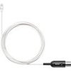 Shure TwinPlex TL47 Omnidirectional Lavalier Microphone with 1-Pin LEMO Connector, Low Sensitivity, Black White