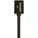 Shure WL93 Omni Lavalier Condenser Microphone w/TA4F for Shure, 4' Cable, Black