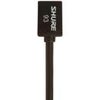Shure WL93 Omnidirectional Subminiature Lavalier Condenser Microphone with TA4F for Shure Bodypack Transmitters, 4' Cable, Tan Black