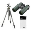 Swarovski Optik 10x30 CL Companion Urban Jungle Waterproof Roof Prism Binoculars, Anthracite, Bundle with Vanguard ALTA PRO 2+ 263AB100 3-Section Aluminum Tripod and Cleaning Cloth Green