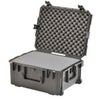 SKB 3I-2217-10BC Injection Molded Waterproof Case with Wheels and Cube Foam, 22x17", Black With Wheels