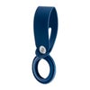 Slinger Protective PU Leather Loop Holder Tracker Cover Compatible with Apple New AirTag (Green) Blue