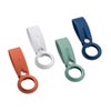 Slinger Protective PU Leather Loop Holder Tracker Cover Compatible with Apple New AirTag (Green) Assorted