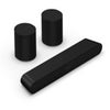 Sonos Ray Wi-Fi Soundbar with 2x Era 100 Wireless Bluetooth Speaker, Black Black