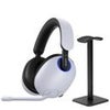 Sony INZONE H9 Wireless Noise Cancelling Closed-Back Over-Ear Gaming Headset, Black + Turnstile Audio Desktop Headphone Stand White