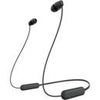 Sony WI-C100 Wireless In-Ear Headphones, White Black