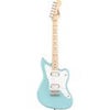 Squier Mini Jazzmaster HH Electric Guitar, Maple Fingerboard, Surf Green Mint (Blue)