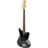 Squier Affinity Series Jaguar Bass H Electric Guitar, Maple Fingerboard, Black Charcoal Frost Metallic