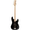 Squier Affinity Series Precision Bass PJ Electric Guitar, Maple Fingerboard, Olympic White Black