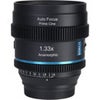 Sirui 20mm T1.8 1.33x Anamorphic Cine Lens, Blue Flare