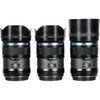 Sirui Sniper Series 3-Lens Set with 23mm, 33mm and 56mm f/1.2 Lenses Black