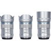 Sirui Sniper Series 3-Lens Set with 23mm, 33mm and 56mm f/1.2 Lenses Silver