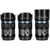 Sirui Sniper Series 3-Lens Set with 23mm, 33mm and 56mm f/1.2 Lenses Black