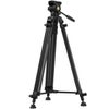 SmallRig AD14 3-Section Heavy-Duty Carbon Fiber Tripod with Fluid Head, Black Aluminum
