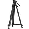 SmallRig AD14 3-Section Heavy-Duty Carbon Fiber Tripod with Fluid Head, Black Carbon Fiber