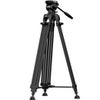SmallRig FSD14 FreeSpeed Heavy-Duty Aluminum Tripod with Fluid Head, Black Carbon Fiber