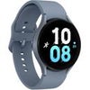 Samsung Galaxy Watch5 GPS + Bluetooth, 44mm Aluminum Case with Sport Band, Silver Blue Aluminum Case with Sport Band
