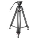 Takama 3-Section Aluminum Video Tripod with Damping Fluid Head