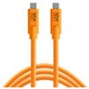 Tether Tools TetherPro USB-C to USB-C Cable, 10', Orange Orange