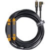 Tether Tools TetherPro 31' USB-C Straight to Right Angle Cable Non-Reflective Black