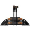 Tether Tools TetherPro Optima 10G 6' USB-C Straight to USB-C Straight Cable, Orange Black