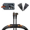 Tether Tools TetherGuard LeverLock Plus Tripod Plate with TetherPro Optima 10G USB-C Straight to Right Angle Cable Non-Reflective Black
