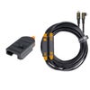 Tether Tools TetherGuard LeverLock Plate and TetherPro 31' USB-C Straight to Right Angle Cable Non-Reflective Black