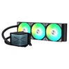 TRYX PANORAMA 360mm All-in-One ARGB CPU Liquid Cooler with Curved AMOLED Display Black