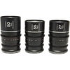 Venus Laowa Nanomorph S35 Prime 3-Lens Bundle with 35mm, 50mm T2.4 and 27mm T2.8 Anamorphic Lens for Fuji X, Blue Flare Silver