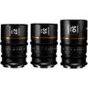 Venus Laowa Nanomorph S35 Prime 3-Lens Bundle with 35mm, 50mm T2.4 and 27mm T2.8 Anamorphic Lens for DJI DL, Blue Flare Amber