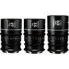 Venus Laowa Nanomorph S35 Prime 3-Lens Bundle with 35mm, 50mm T2.4 and 27mm T2.8 Anamorphic Lens for DJI DL, Blue Flare Silver