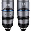 Venus Laowa Sunlight 40-80mm T4.5 2x Anamorphic Cine Lens for PL Mount, Amber Flare Blue Flare